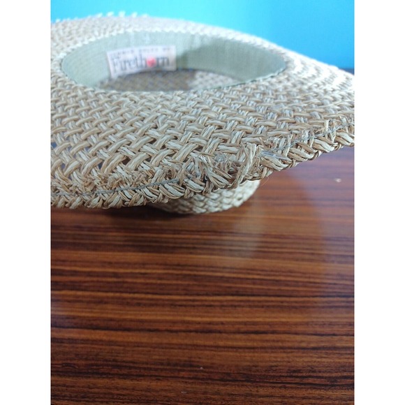 Firethorn Natural Straw Hat Multicolor Braided Ribbon Tassel - Picture 13 of 16